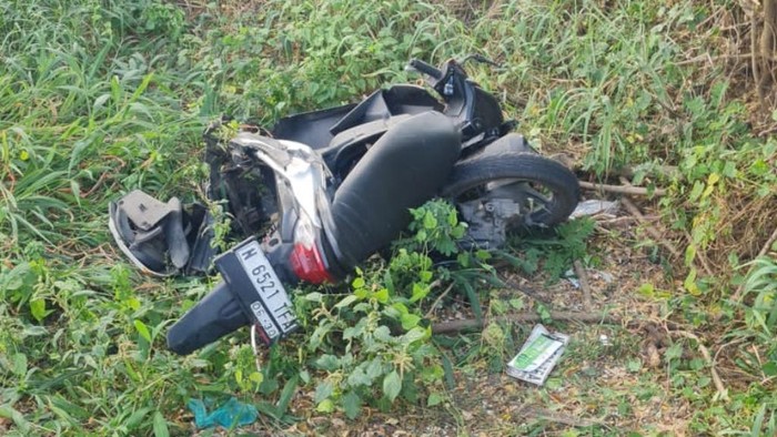 Kecelakaan di Perlintasan Beji, Pengendara Motor Tertabrak KA Sri Tanjung